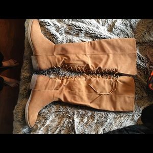 Brown Knee High Boots